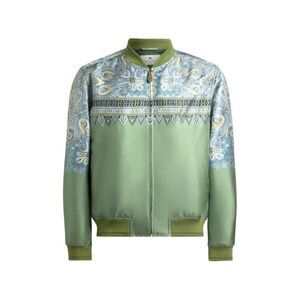 Etro Men Bomber Jacket With Paisley Print